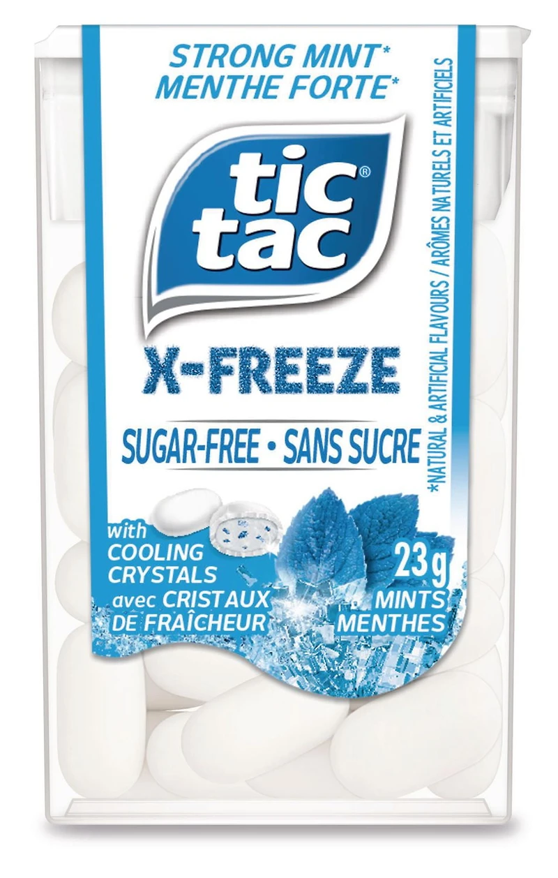 Tic Tac X-Freeze Sans Sucre Fort Menthe