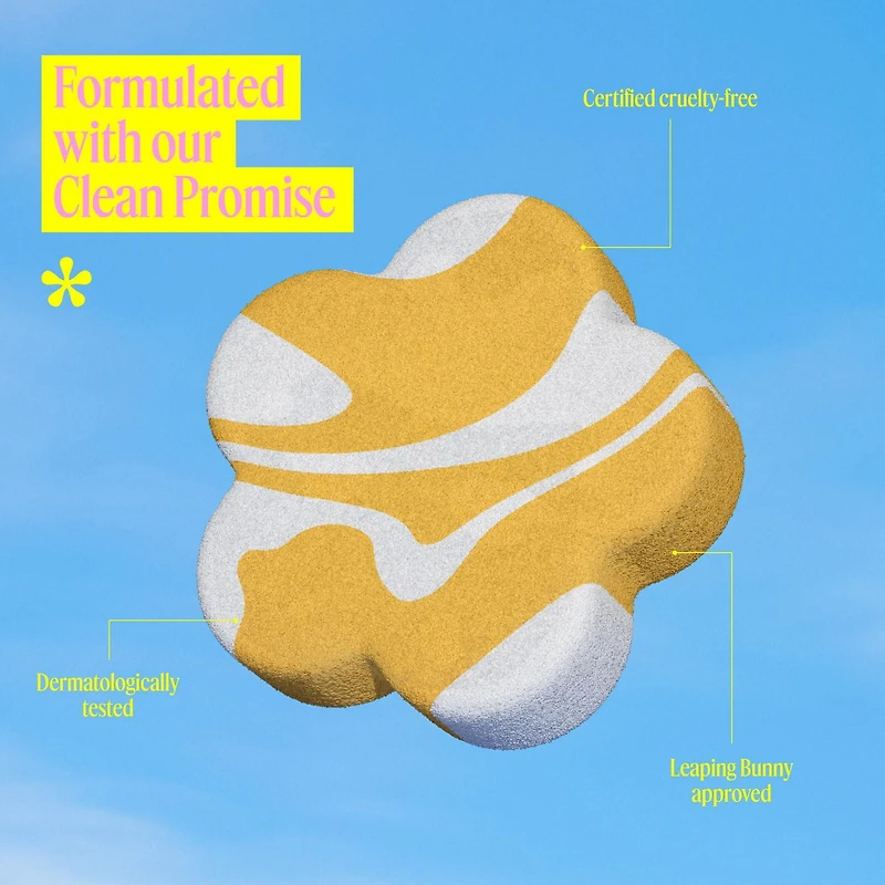 Bombe de bain DAISE Sundae à la vanille, avec mini marques à collectionner à l'intérieur, 3 oz/85 g bombe de bain, bain fizzer