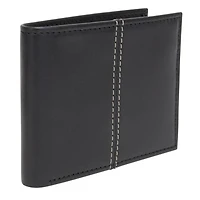 Portefeuille mince à 3 volets et à fenêtre pour cartes d’identité R70 stockage d'argent liquide