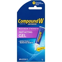 Compound W Pour Enlever Les Verrues Force Maximum Gel À L'Action Rapide 7 G Gelée