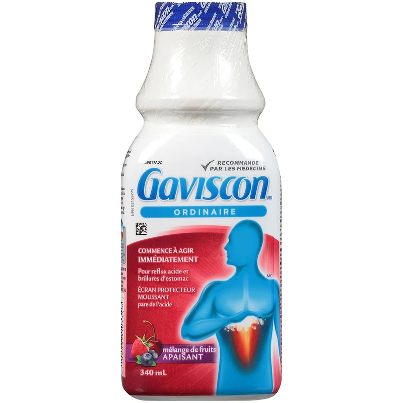 Gaviscon Ordinare Melange De Fruits Apaisant Liquide