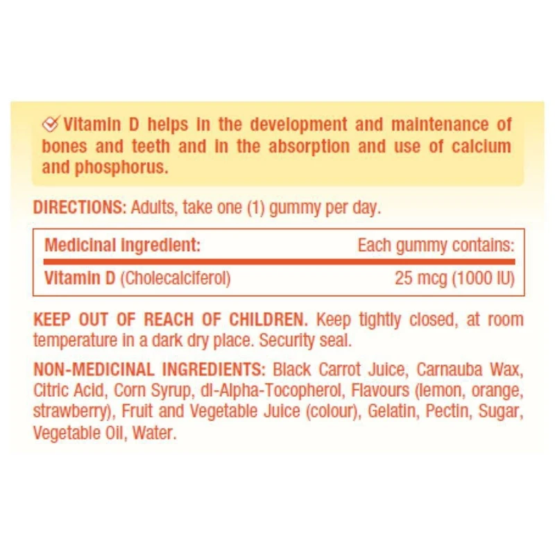 Nature's Bounty Vitamin D3 Gummies, 90 Gummies