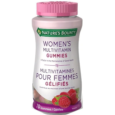 Gélifiés multivitamines Nature's Bounty pour femmes 70 gélifiés