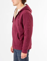 U.S. POLO ASSN. SWEAT À CAPUCHE DOUBLÉ SHERPA