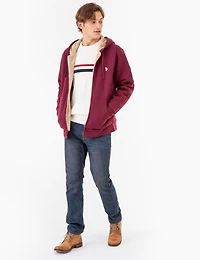 U.S. POLO ASSN. SWEAT À CAPUCHE DOUBLÉ SHERPA