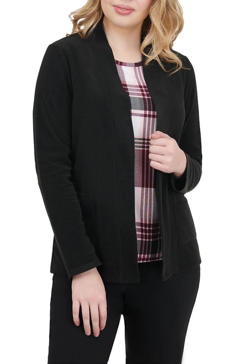 Alia Women's Long Sleeve Open Front Cardigan
