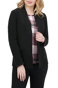 Alia Women's Long Sleeve Open Front Cardigan