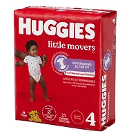 Couches pour bébés HUGGIES Little Movers, Emballage Econo, Tailles: 3-7 Tailles: 3-7 | 168-88 Unités HUG COUCH S3-7 168-88