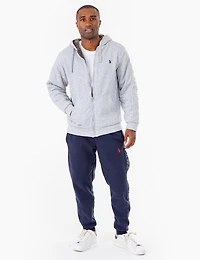 U.S. POLO ASSN. SWEAT À CAPUCHE DOUBLÉ SHERPA