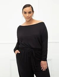 ELOQUII Elements T-shirt à épaules dénudées