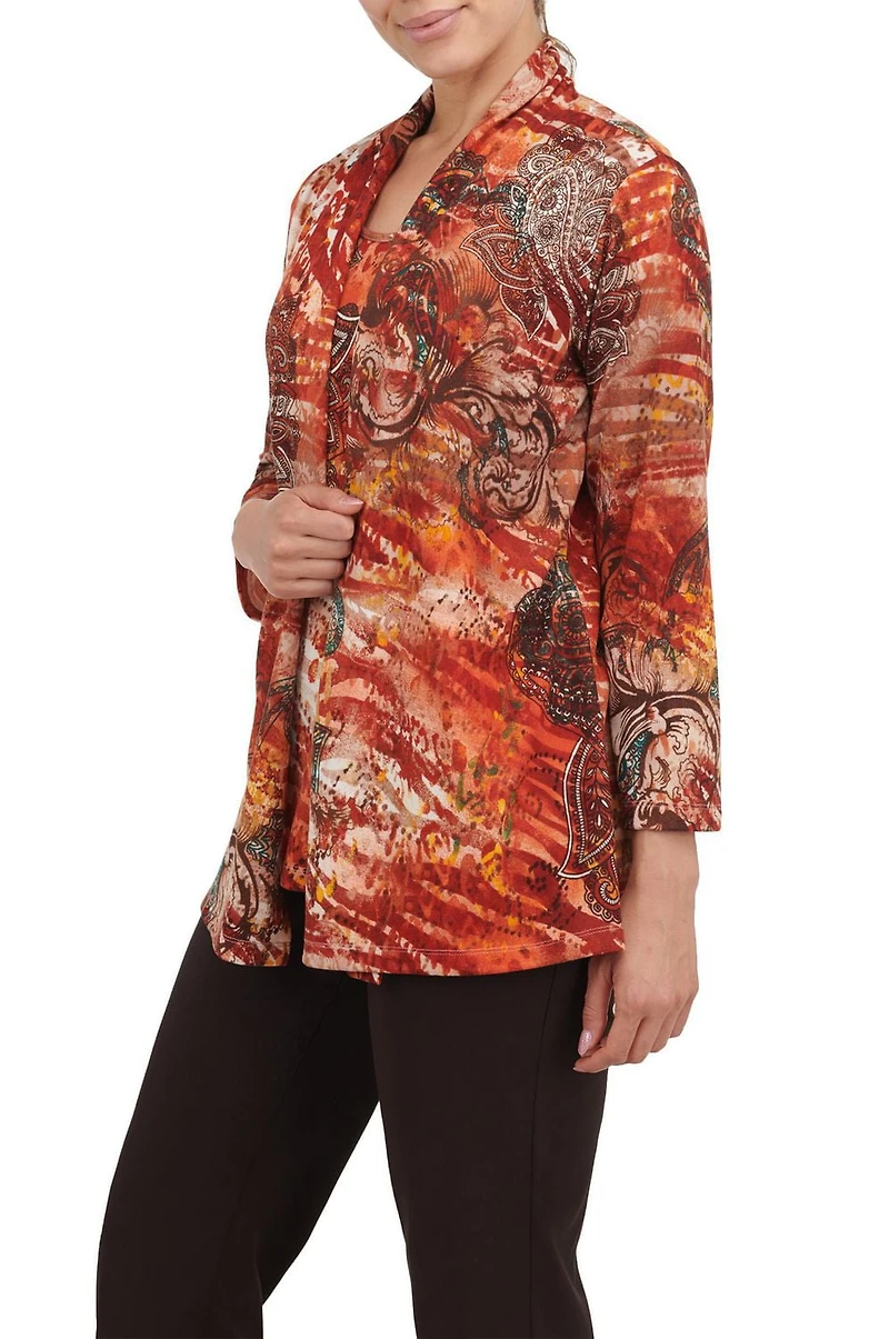 Alia Women's Open Front Fooler Cardigan