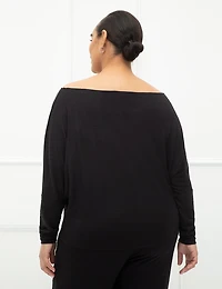 ELOQUII Elements T-shirt à épaules dénudées