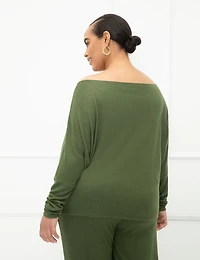 ELOQUII Elements T-shirt à épaules dénudées