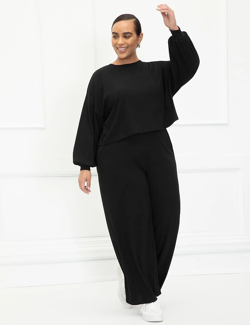 ELOQUII Elements Wide Leg Pant