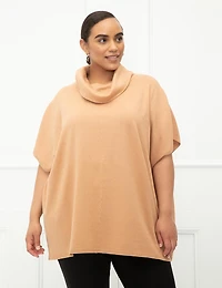 ELOQUII Elements Sweater Tunic With Turtle Neck