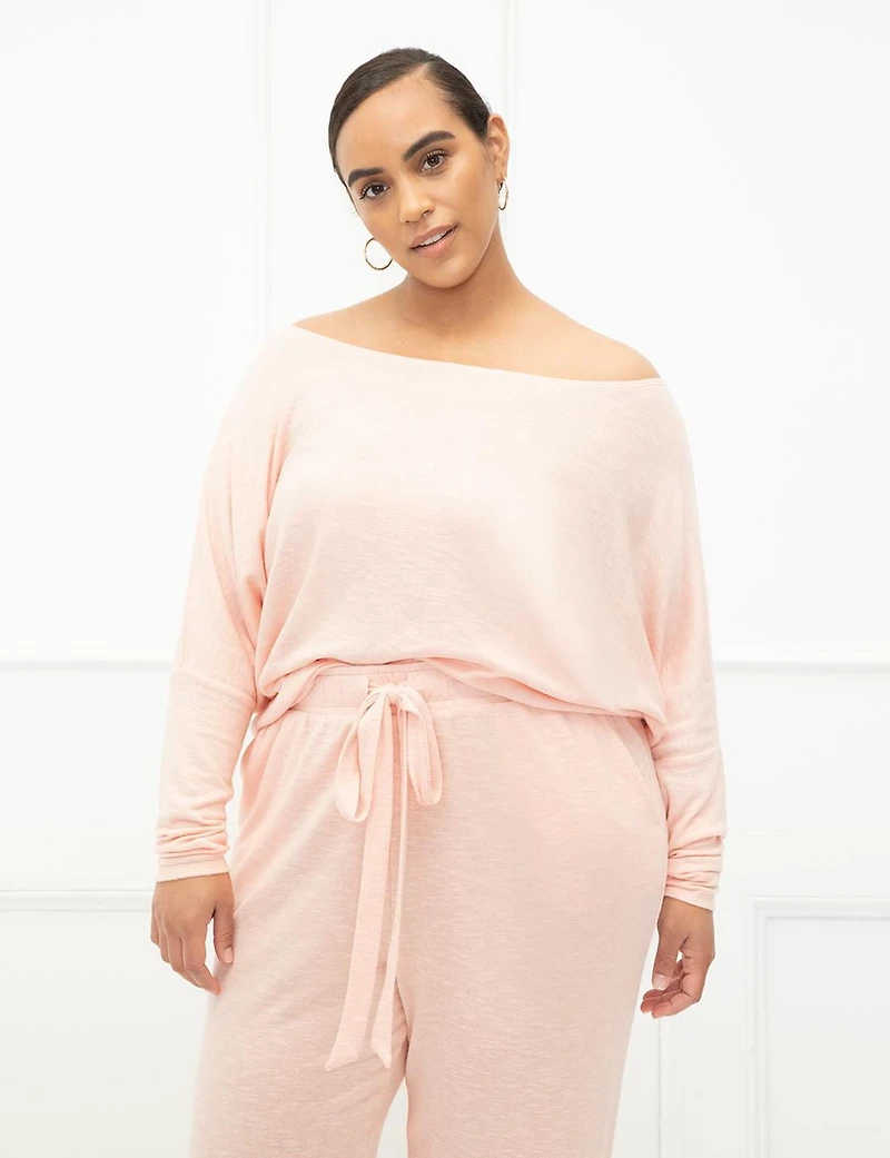 ELOQUII Elements Off the Shoulder Tee