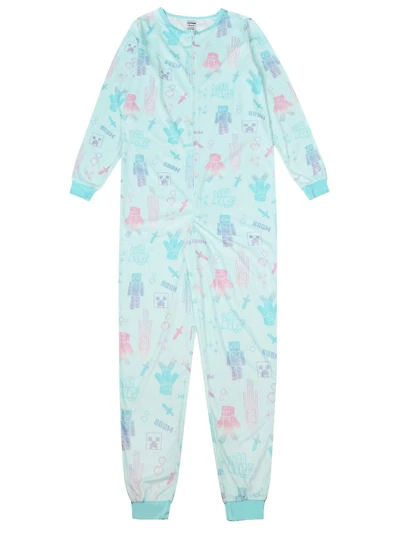 Pyjama 1 pièce de Minecraft pour filles