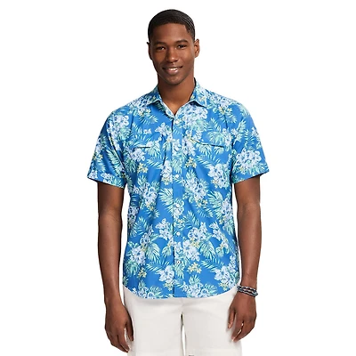 IZOD CHANDAIL TISSÉ À MANCHES COURTES