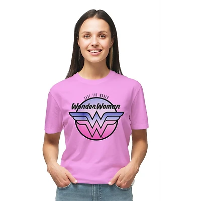 T-shirt à manches courtes Wonder Woman Forever pour femme