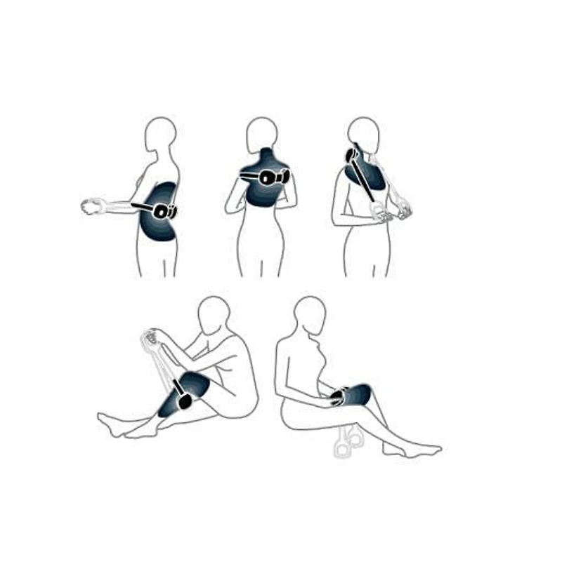 Sharper Image Wireless Shiatsu Neck and Back Massager