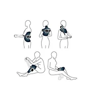 Sharper Image Wireless Shiatsu Neck and Back Massager