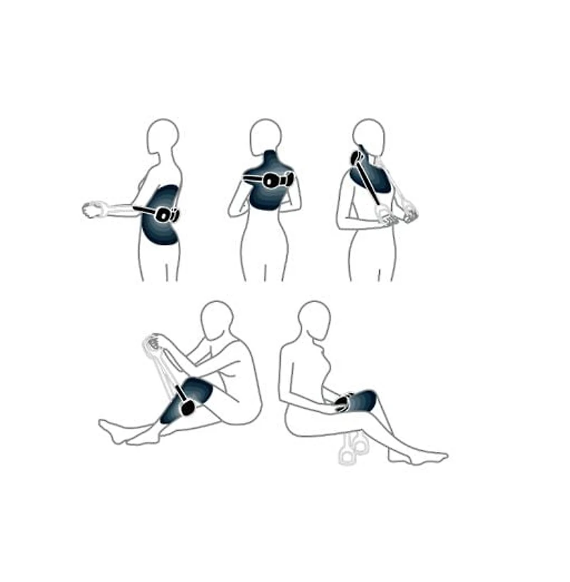 Sharper Image Wireless Shiatsu Neck and Back Massager