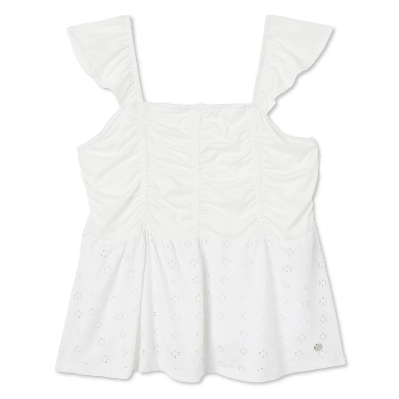 Haut à œillets style nuisette Justice pour filles