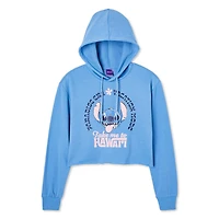Disney Girls' Stitch Crop Hoodie
