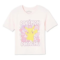 T-shirt Pikachu Pokémon pour filles