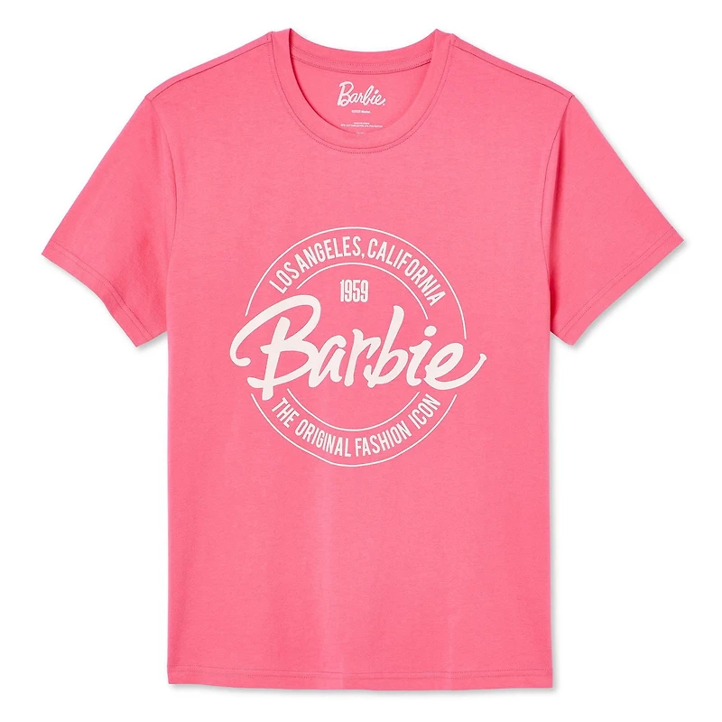 Barbie Women's Boyfriend Tee, Sizes XS-XL