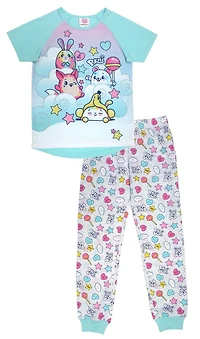 Pikmi Pops Girls' 2-Piece Short Sleeve Pajama Set