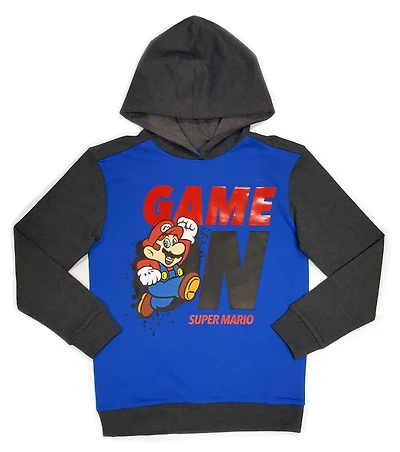 Super Mario Boys' Long Sleeve Hoodie