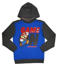 Super Mario Sweat à capuche à manches longues pour garçon