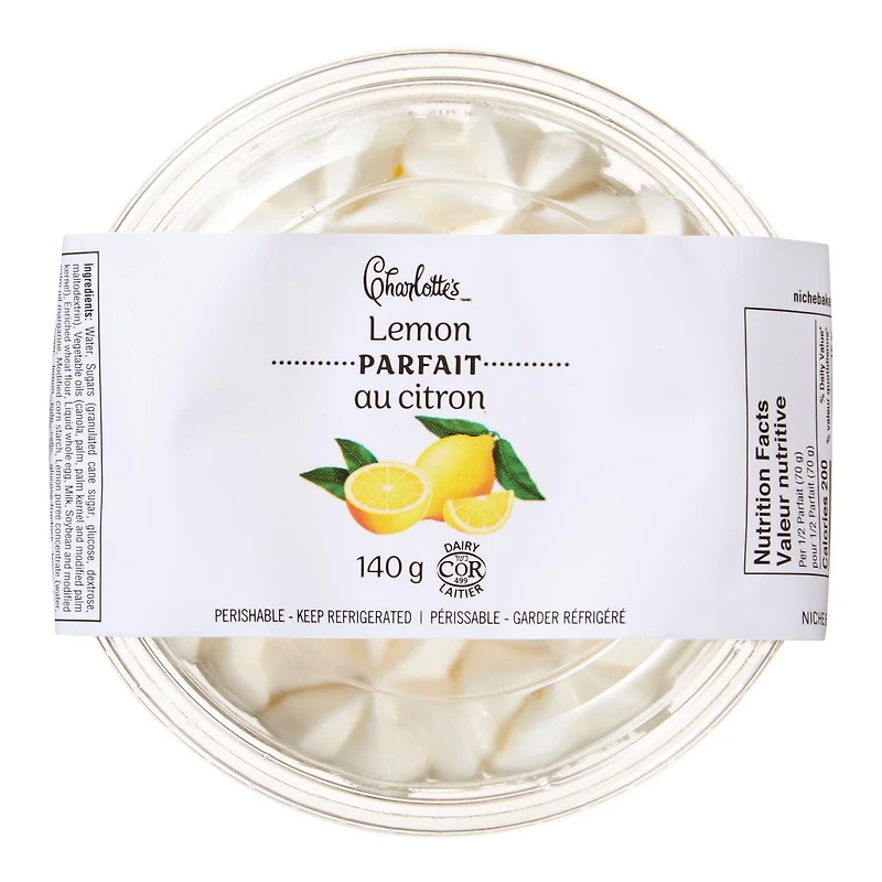 Charlotte’s Mini Lemon Parfait