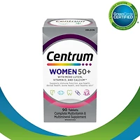 Centrum Women 50+ Multivitamin and Multimineral Supplement Tablets, 90 Count, 90 Tablets