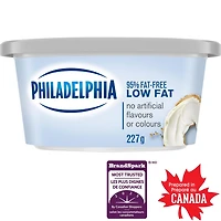 Fromage à la crème Philadelphia faible en gras 227g
