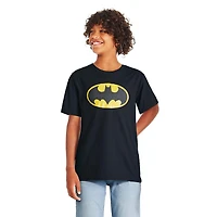 T-shirt avec imprimé Batman pour garçons Tailles TP–TG