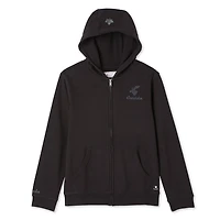 Haut à capuchon zippé sur la longueur Canadiana collection non genrée pour enfants