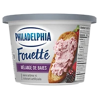 Produit Fromage à la crème Philadelphia Fouetté Mélange de baies 227g