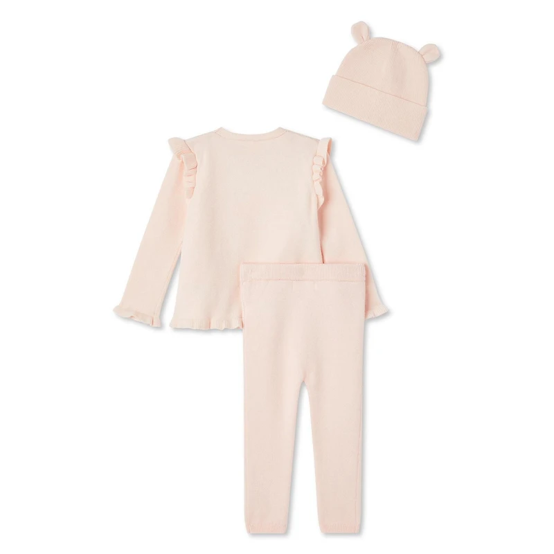 Ensemble 3 pièces avec haut en coton ouaté Btween pour bébés filles
