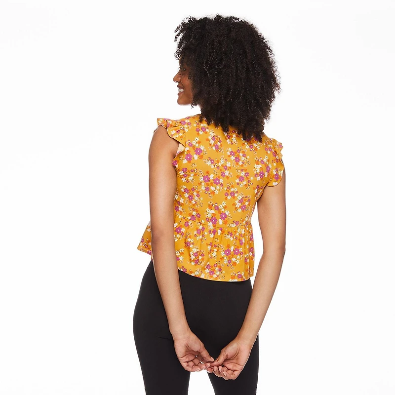 Wild Skye Women's Ruffle Sleeve Top