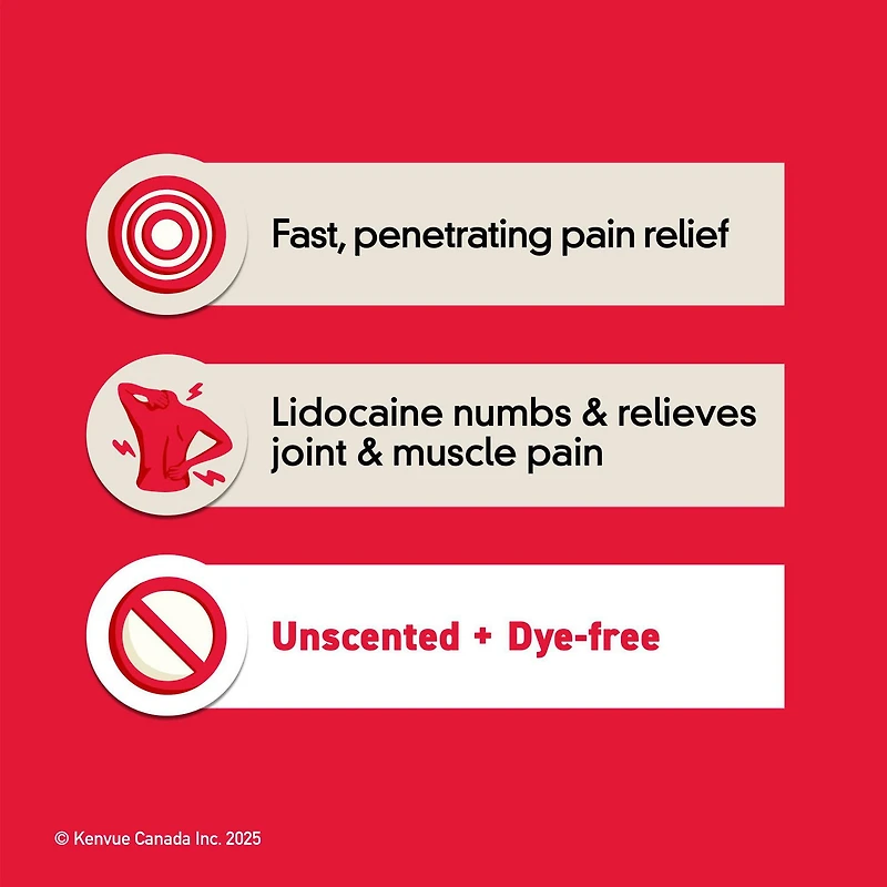 Precise Pain Relief Cream from the Makers of Tylenol, 4% Lidocaine, Fast, Effective Pain Relief, Unscented, 113 g