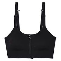 Athletic Works Women's Zipper Bra
