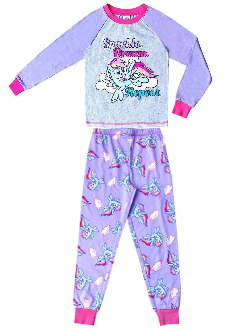 My Little Pony two piece pyjama set for girls