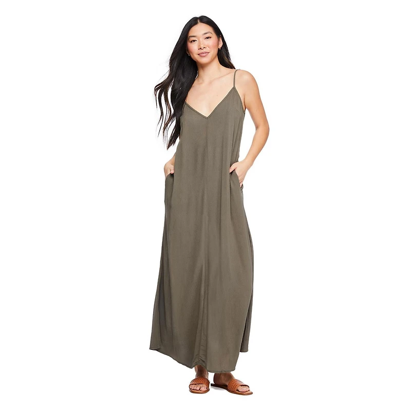 George Women's Crinkled Maxi Dress, Sizes XS-XXL