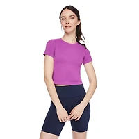 T-shirt écourté sans couture Athletic Works pour femmes