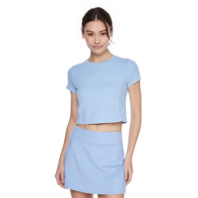 Athletic Works Women's Seamless Cropped Tee