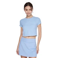 Athletic Works Women's Seamless Cropped Tee