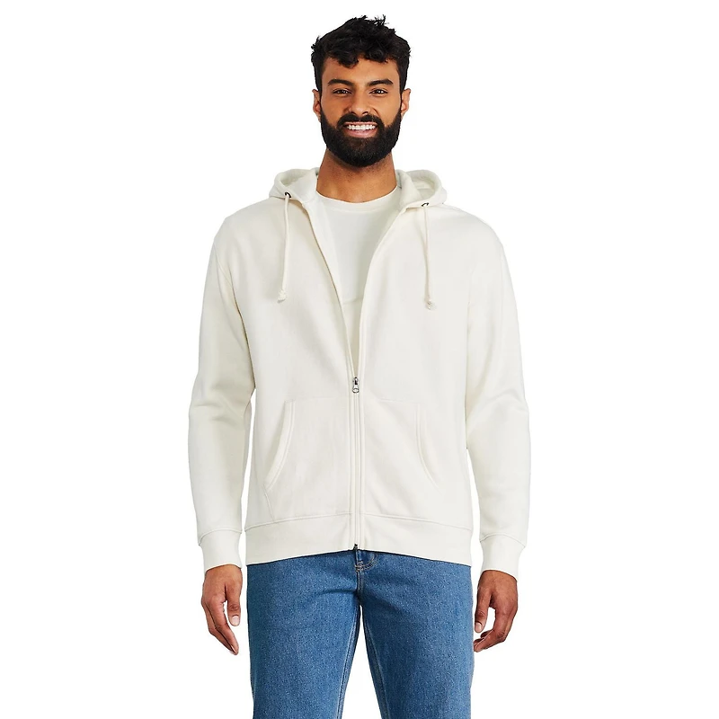 Haut à capuchon zippé sur la longueur George pour hommes