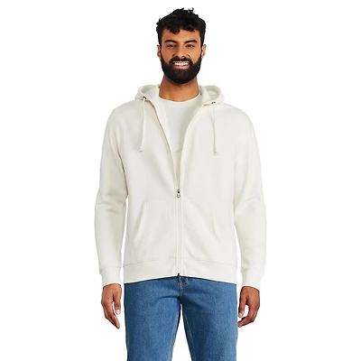 Haut à capuchon zippé sur la longueur George pour hommes